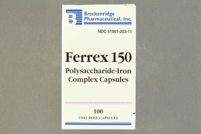 FERREX-150, CAP 150MG UD (100/BT)