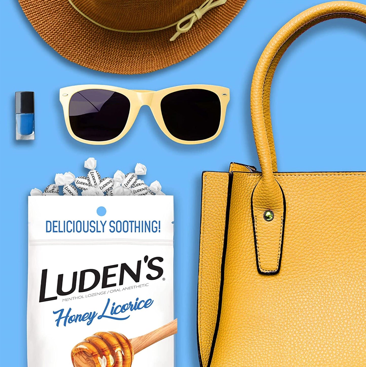 LUDENS THROAT, LOZ HONEY LICORICE (30/BG)