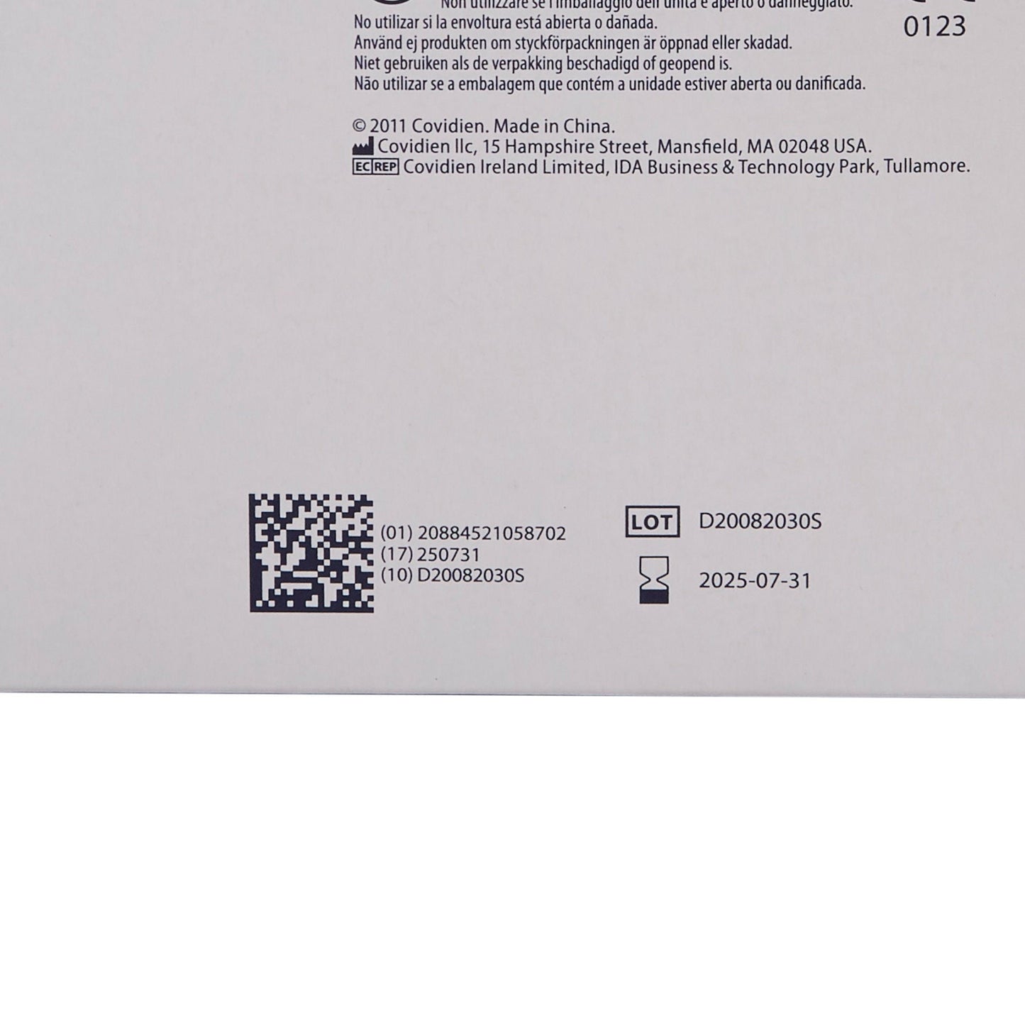 SPONGE, GAUZE 8PLY STR 4"X4" (2/PK 25PK/TR)