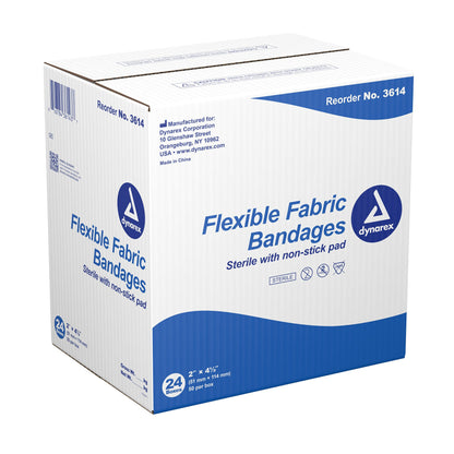 BANDAGE, ECON ADHSV STR XLG 2"X4 1/2" (50/BX 24BX/CS)