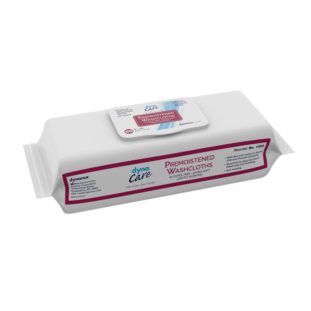 WASHCLOTH, PREMOISTENED ADLT 8X12