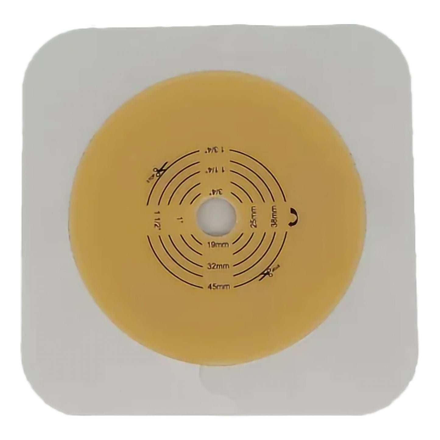 BARRIER, OSTOMY 2PC EXT TAPE COLLAR WHT 2 1/4" (5/BX 8BX/CS)