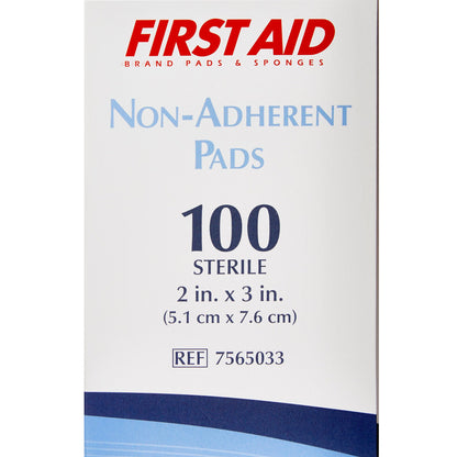DRESSING, TELFA N/ADH STR 2"X 3" 1'S (100/BX) DERSCI