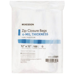 BAG, ZIP LOCK 12X12 (100/BX 10BX/CS)
