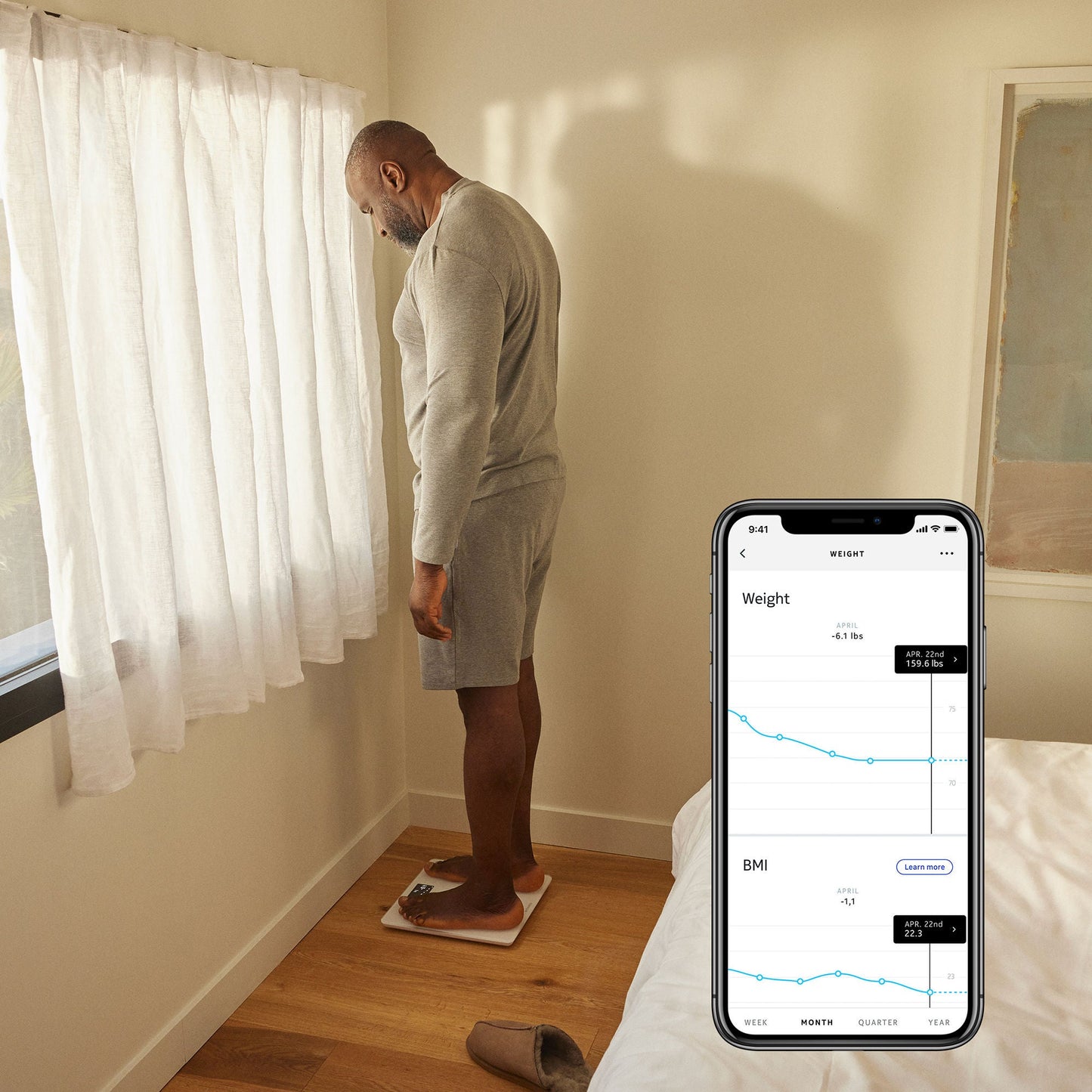 SCALE, BODY BMI WI-FI WITHINGSWHT