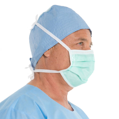Halyard Surgical Mask, Anti-Fog Adhesive Film, Tie Closure, One Size Fits Most