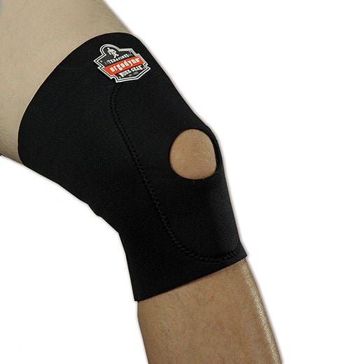 KNEE SLEEVE, NEOPRENE OPEN PATELLA & ANTERIOR PAD SM
