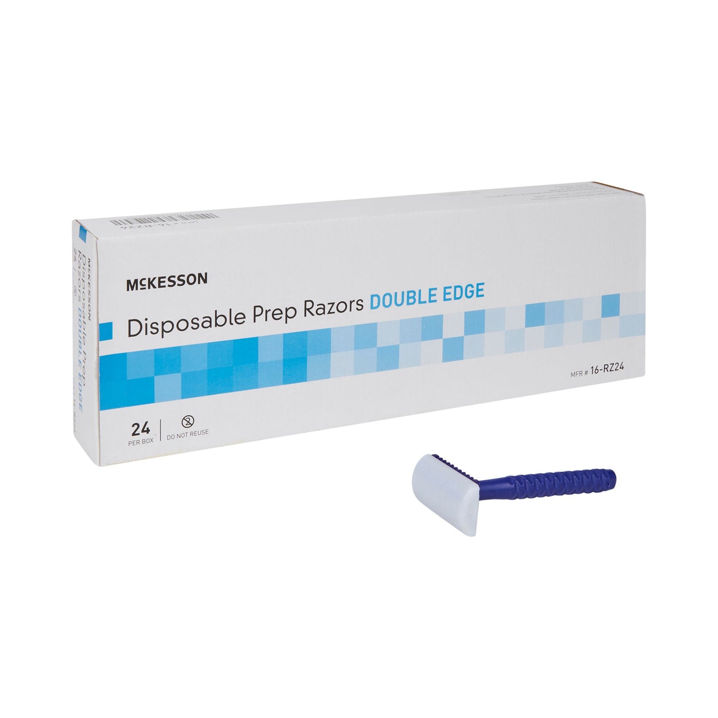 RAZOR, DISP SHAVE PREP DBL EDGE LF (24/BX 6BX/CS)