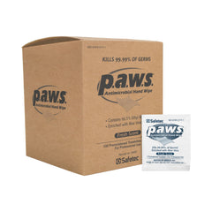 WIPE, ANTIBACT IND WRAPPED PAWS (100/BX 10BX/CS)