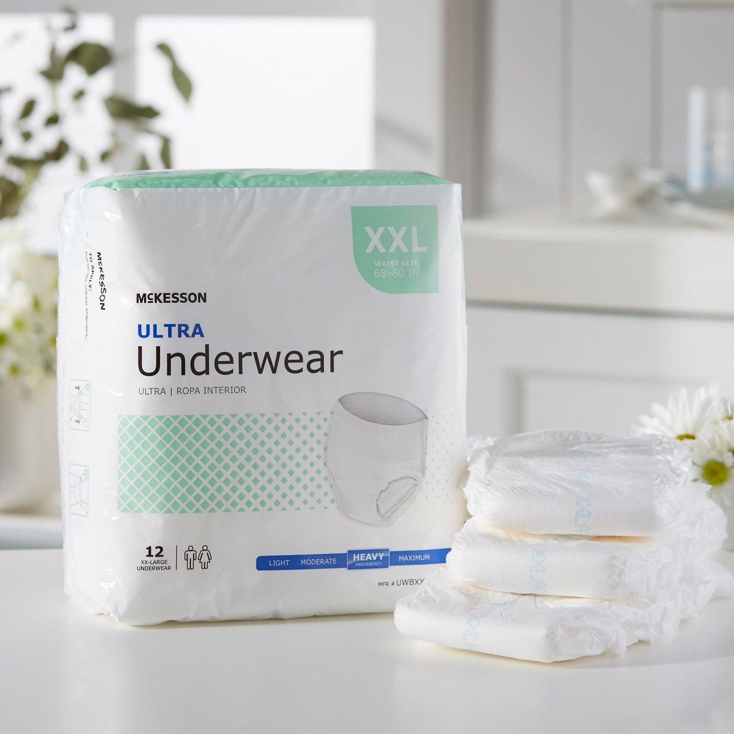 UNDERWEAR, ULTRA 2XLG 68-80 (12/BG 4BG/CS)