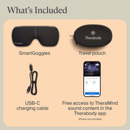 SMARTGOGGLES 2, HEAT & VIBRATION RELAXATION F/FACIAL HEALTH