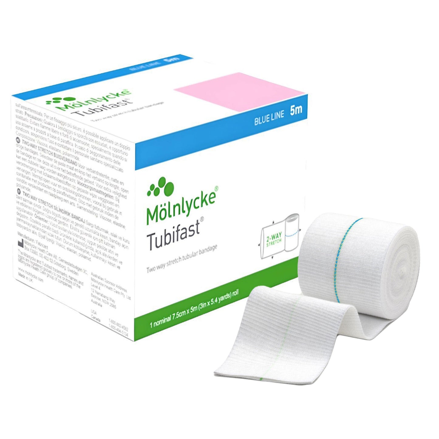 BANDAGE, TUBIFAST BLU LG 3 1/8"X33'