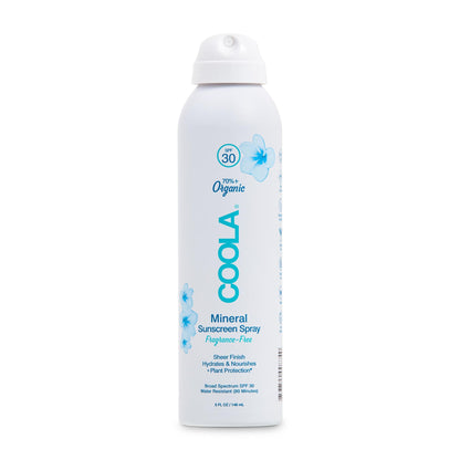 SPRAY, BODY MINERAL SPF30 FRAGRANCE FREE 5OZ (24/CS)