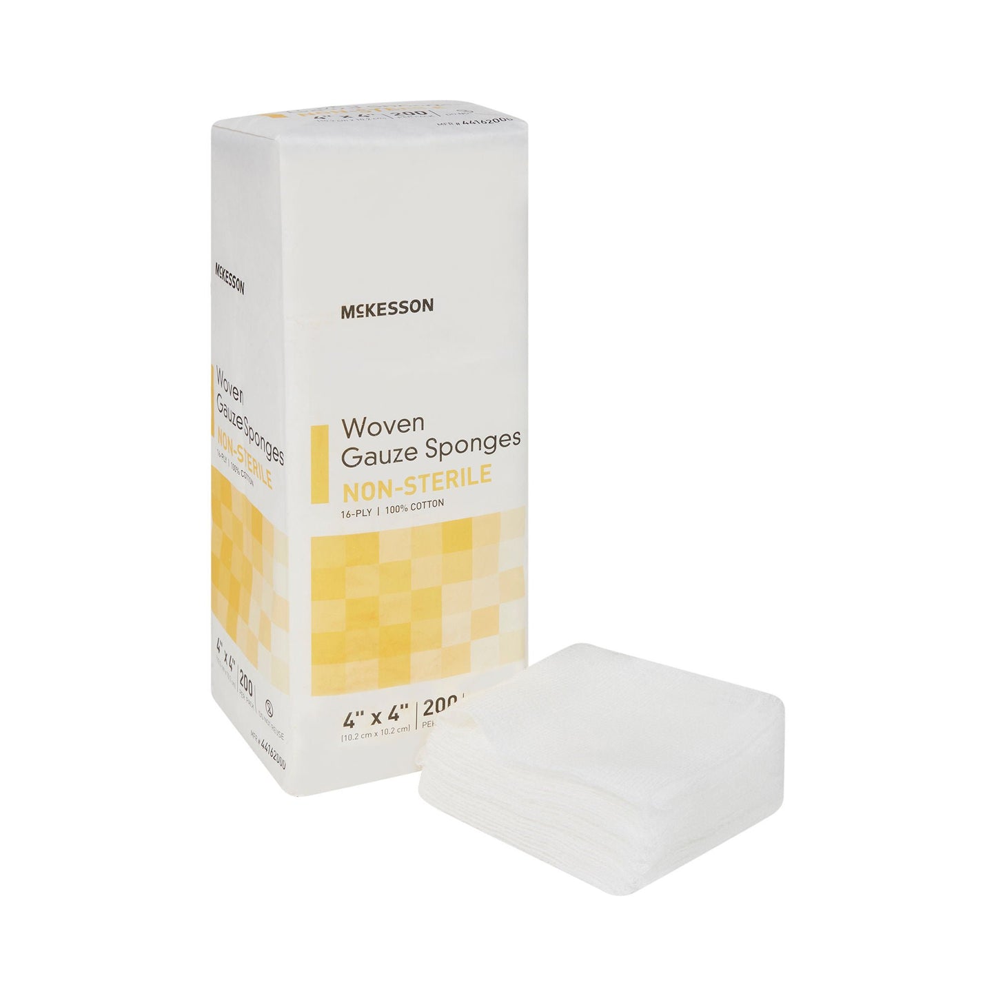 SPONGE, GAUZE 16PLY N/S 4"X4" (200/PK 10PK/CS)