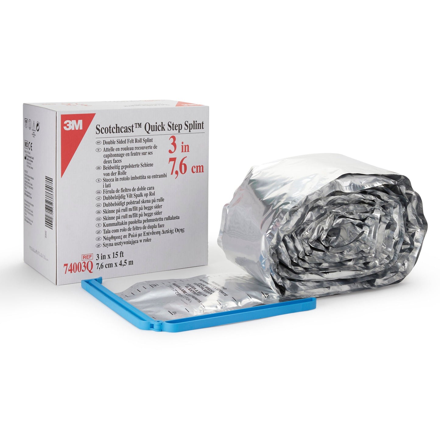 SPLINT, SCOTCHCAST DBL SIDE FELT QUICK STEP 3"X15' (2/CS)