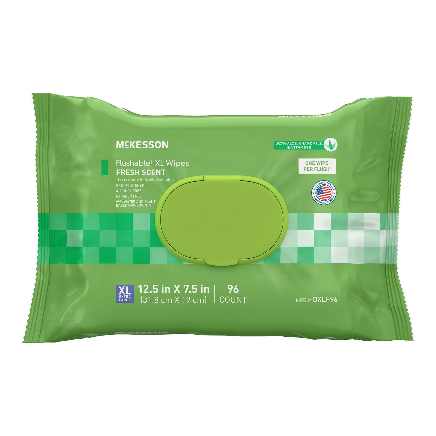 WIPE, WET FLUSHABLE XL SCENTEDSFT PK W/LID (96/PK 6PK/CS)