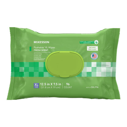 WIPE, WET FLUSHABLE XL SCENTEDSFT PK W/LID (96/PK 6PK/CS)