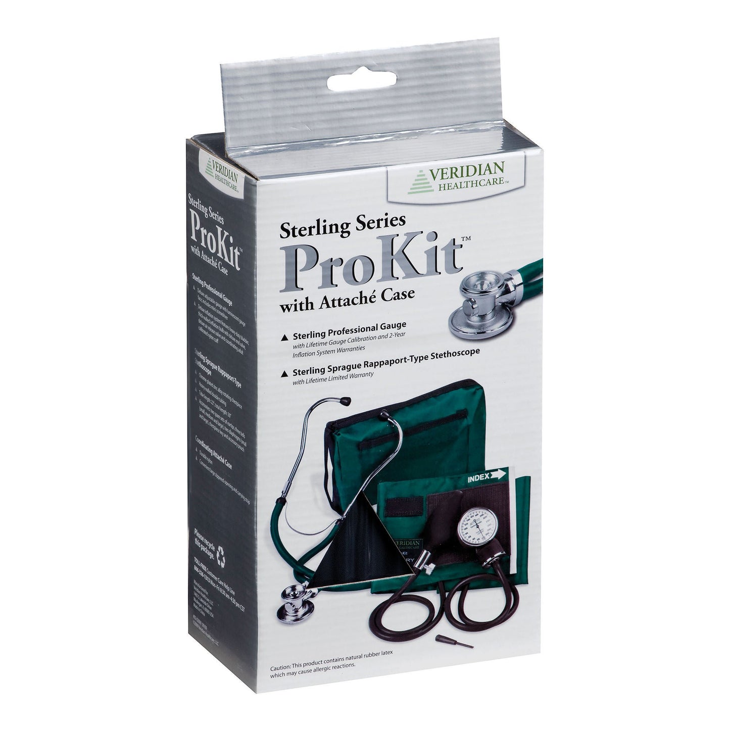 PRO KIT, SPHYGMOMANOMETER STERLING W/CASE HUNTER GRN (20/CS)