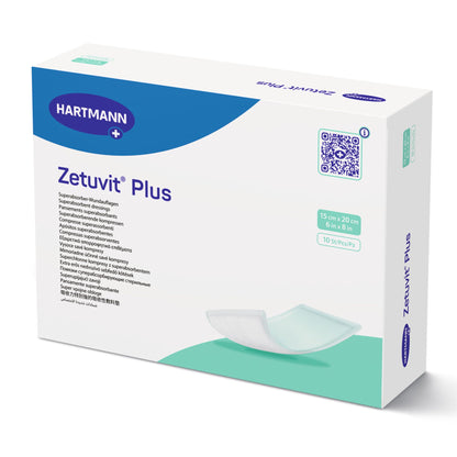 DRESSING, WOUND ZETUVIT PLUS W/SAP 6"X8" (10/BX)