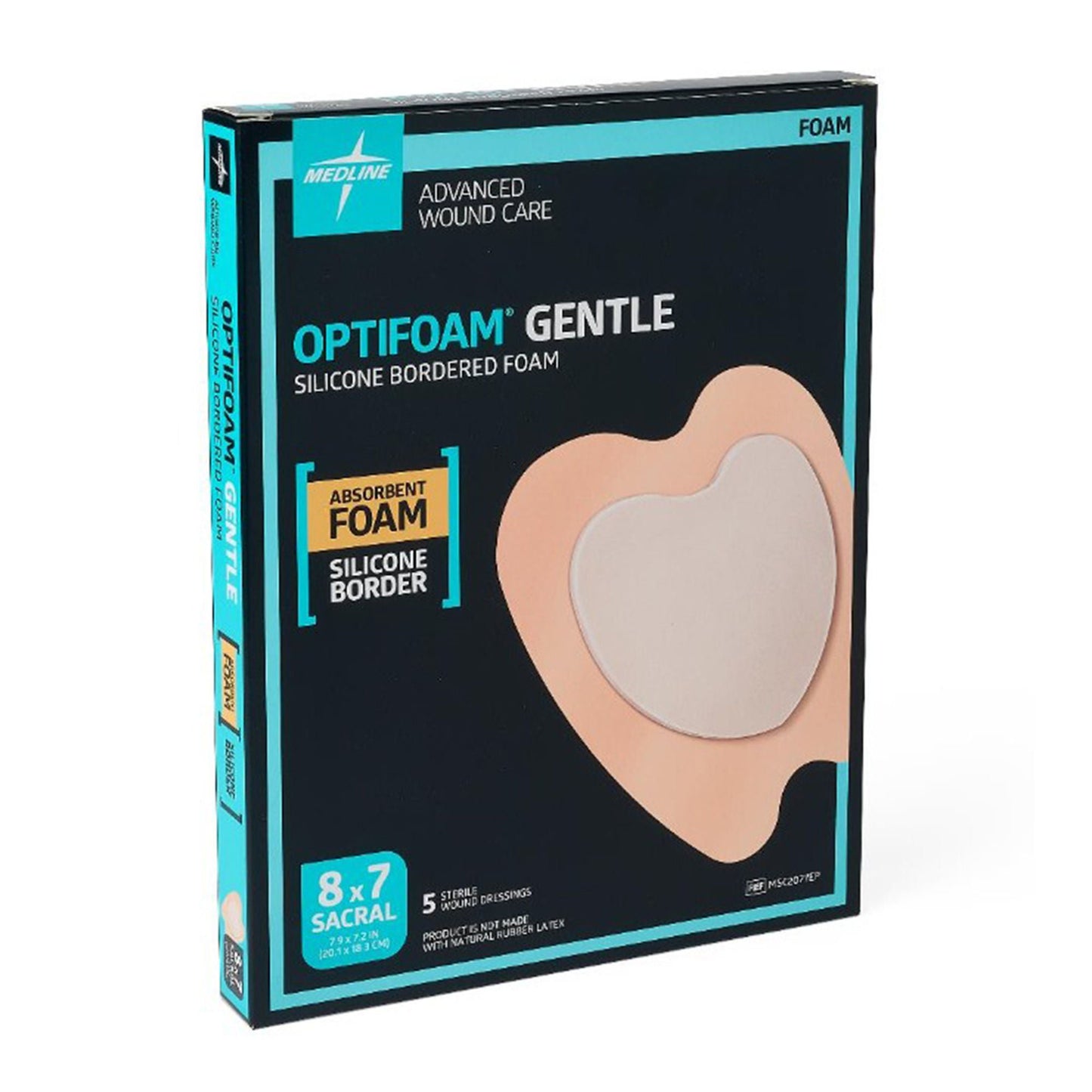 DRESSING, WND OPTIFOAM ADH 7X7(5/BX 10BX/CS)