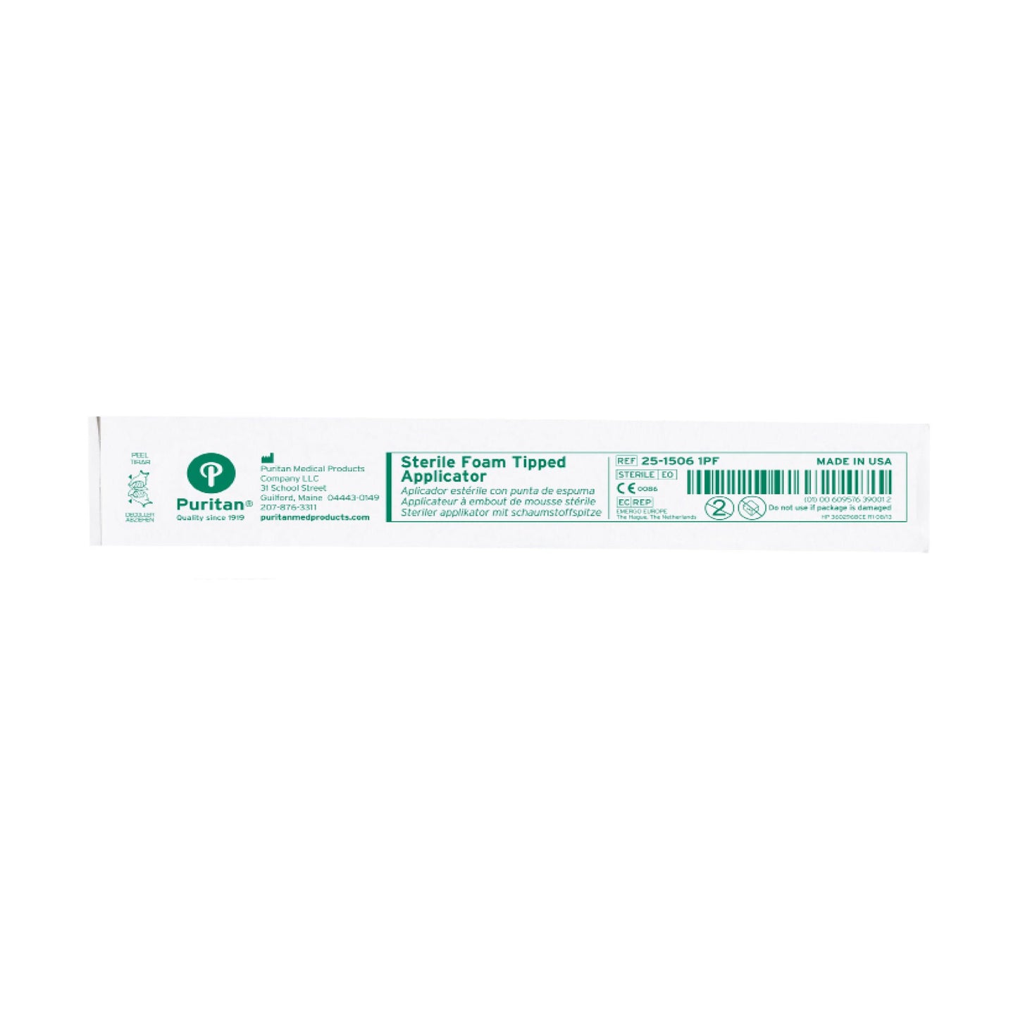 APPLICATOR, FOAM TIP STR 6" (100/BX 10BX/CS)