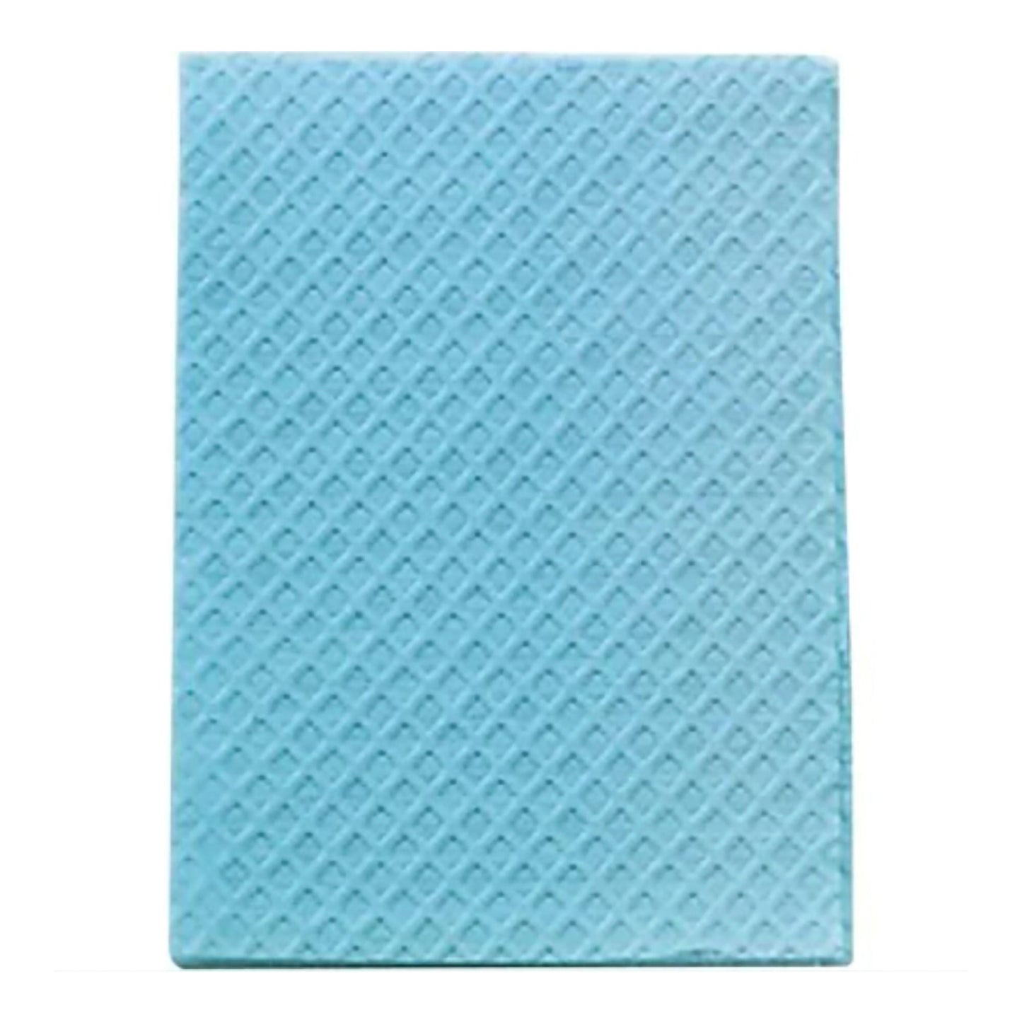 TOWEL, PROF 2PLY POLY BLU 13X18 (500/CS)