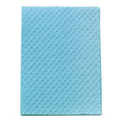 TOWEL, PROF 2PLY POLY BLU 13X18 (500/CS)