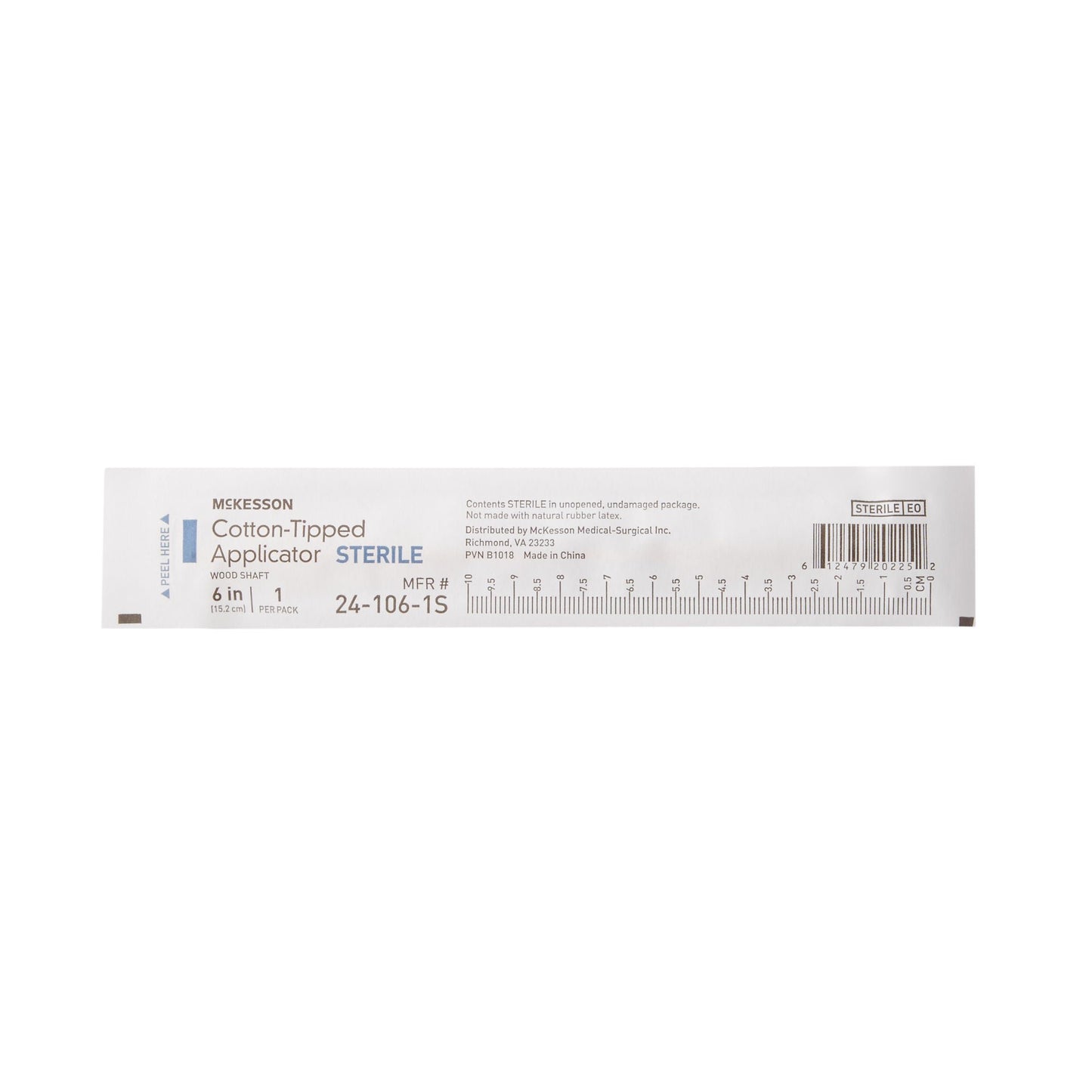 APPLICATOR, COTTON TIPPED STR 6" (1PK 100PK/BX 10BX/CS)