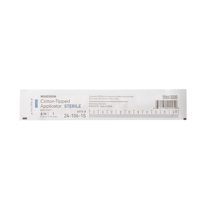 APPLICATOR, COTTON TIPPED STR 6" (1PK 100PK/BX 10BX/CS)