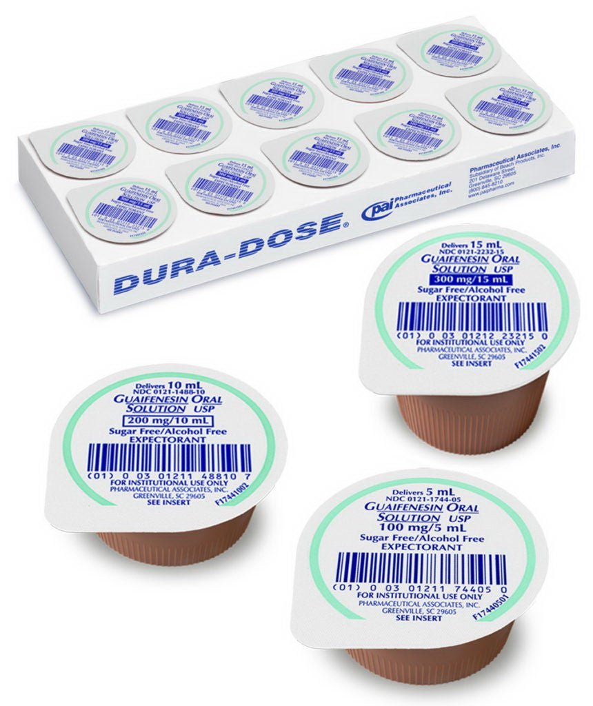GUAIFENESIN, LIQ O/S 100MG/5MLP/A (100/CS)
