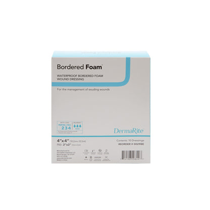 DRESSING, BORDERED FOAM 4X4 (10/BX) DERMRT