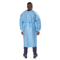 GOWN, ISO SMS NR BLU OSFM (10/BG 6BG/CS)