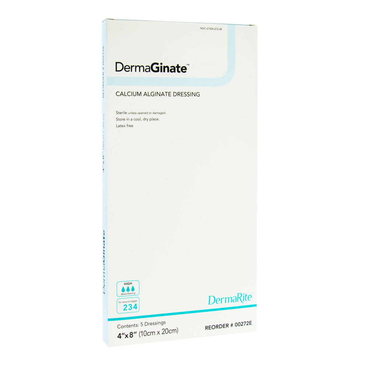 DRESSING, DERMAGINATE 4X8 (5/BX)