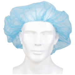 CAP, BOUFFANT LF SB BLU 24" (100/BX 5BX/CS)