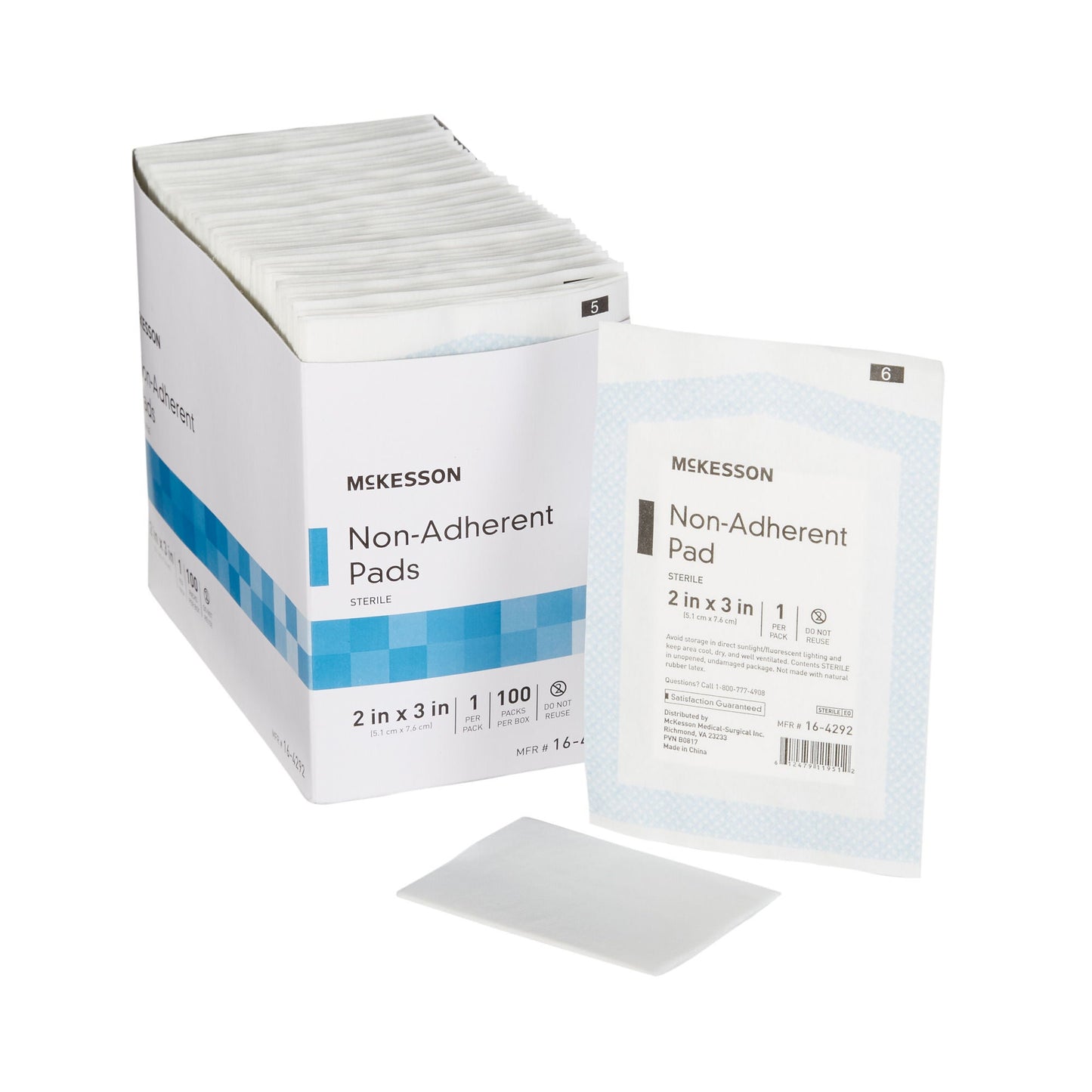 DRESSING, N/ADHER STR 2X3 LF (100/BX)