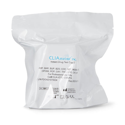 TEST KIT, DRUG SCREEN 12PANEL TEST CUP IDTC (25/BX)