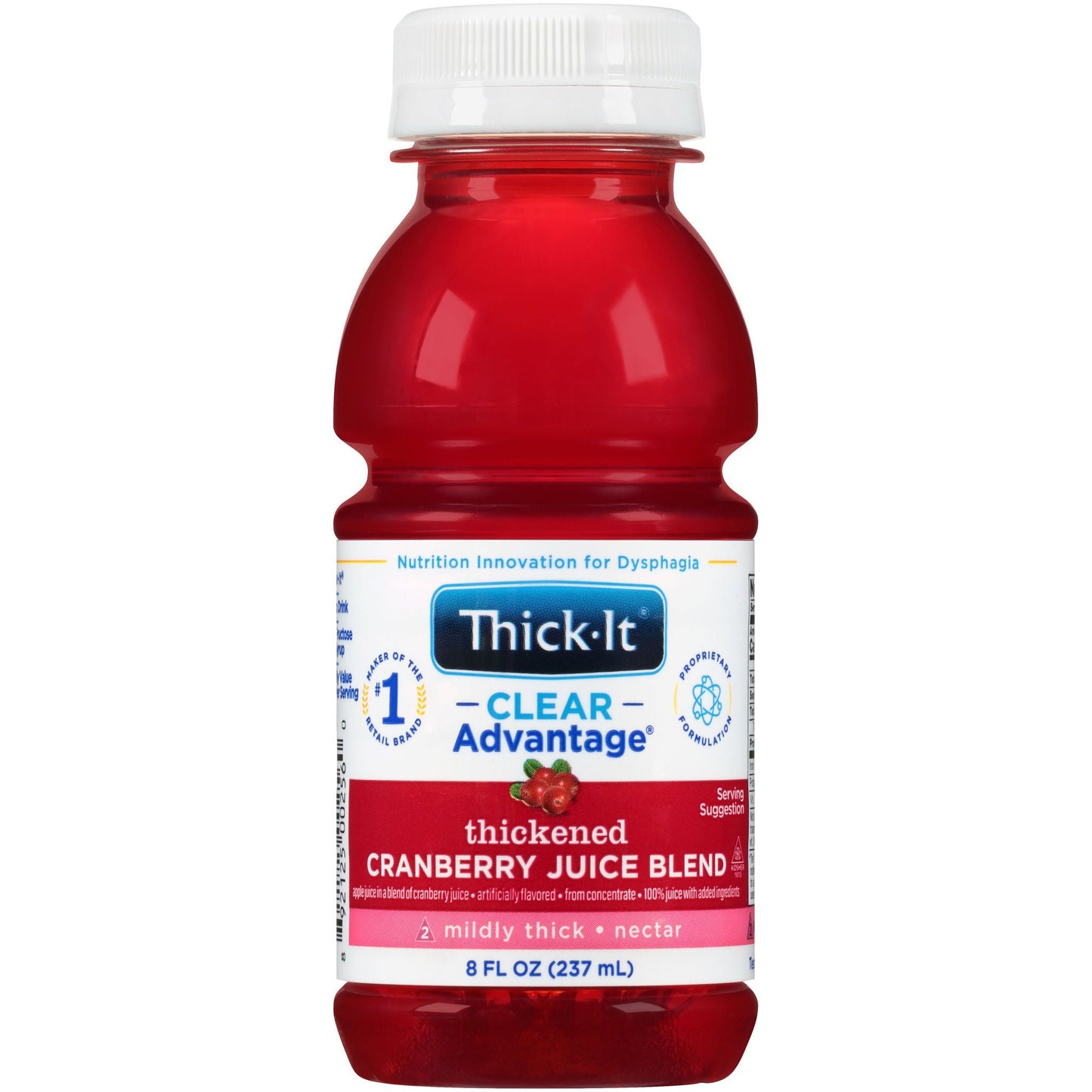 THICK-IT, CLEAR ADV CRANBERRY MILD/NECTAR 8OZ (24/CS)
