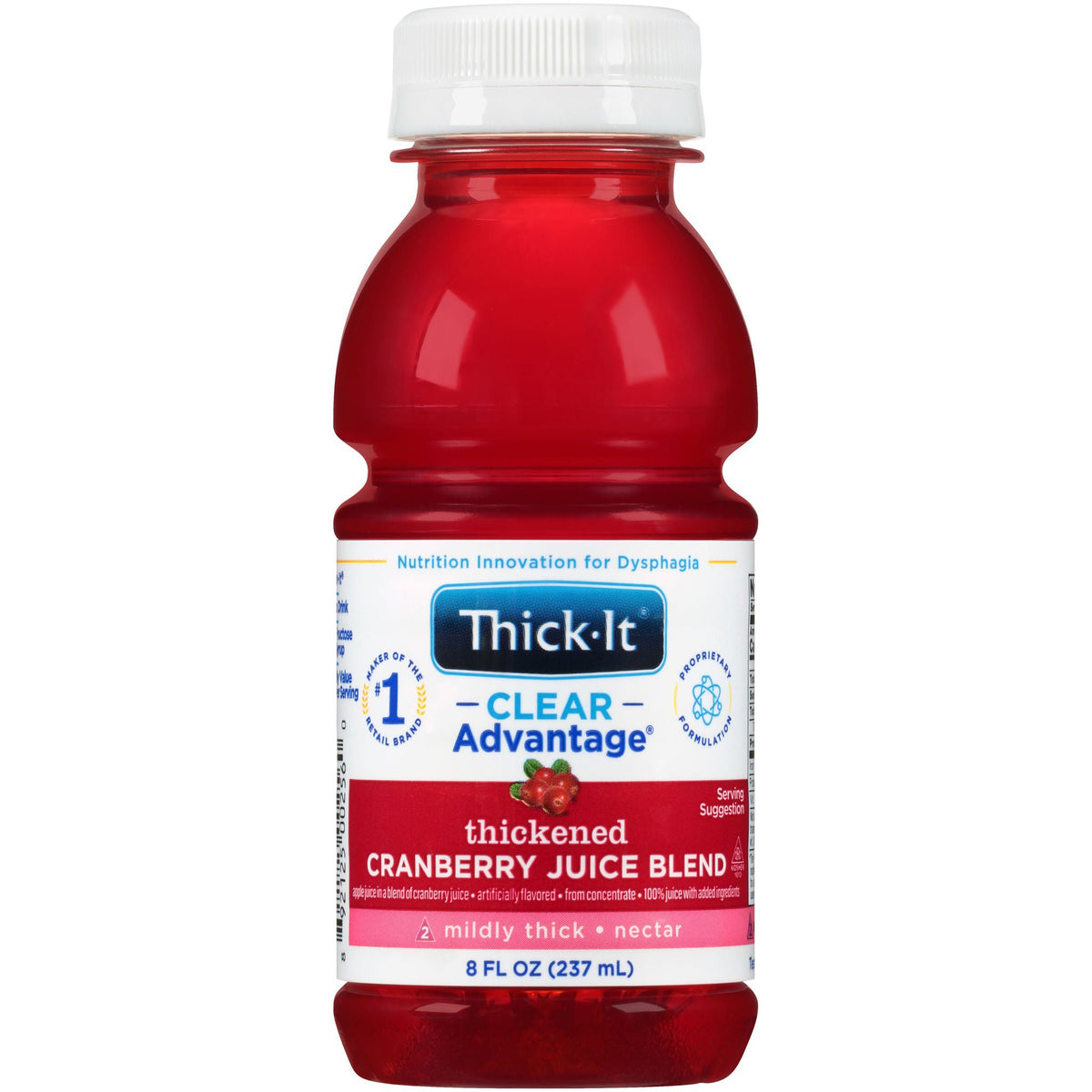 THICK-IT, CLEAR ADV CRANBERRY MILD/NECTAR 8OZ (24/CS)