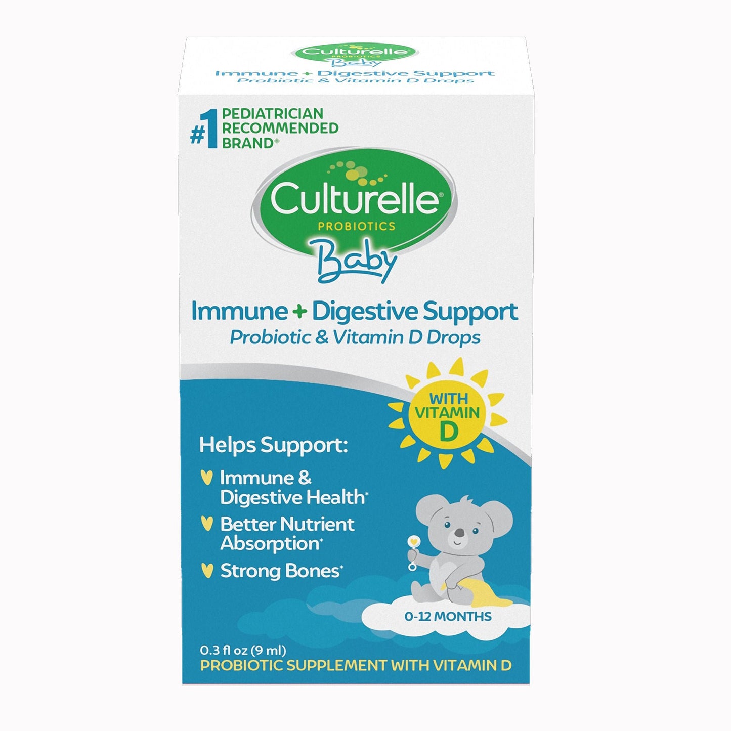 SUPPLEMENT, DRPS CULTURELLE BABY IMMUNE+DIGESTIVE .3OZ (24BX