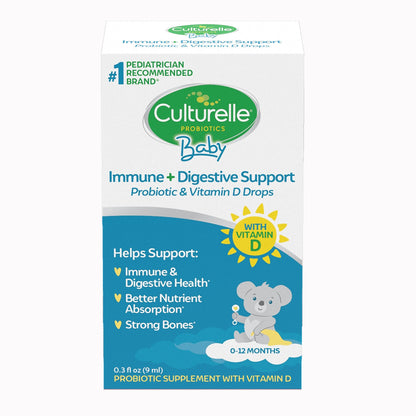 SUPPLEMENT, DRPS CULTURELLE BABY IMMUNE+DIGESTIVE .3OZ (24BX