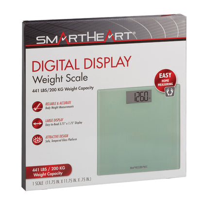 SCALE, DIGITAL SMARTHEART AUTO-ON 438LB CAPACITY (4/CS)