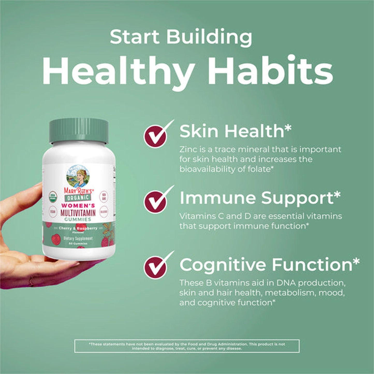 SUPPLEMENT, GUMMIE ORGANIC WMNMULTIVITMN STRWBRY 60CT (6/CS