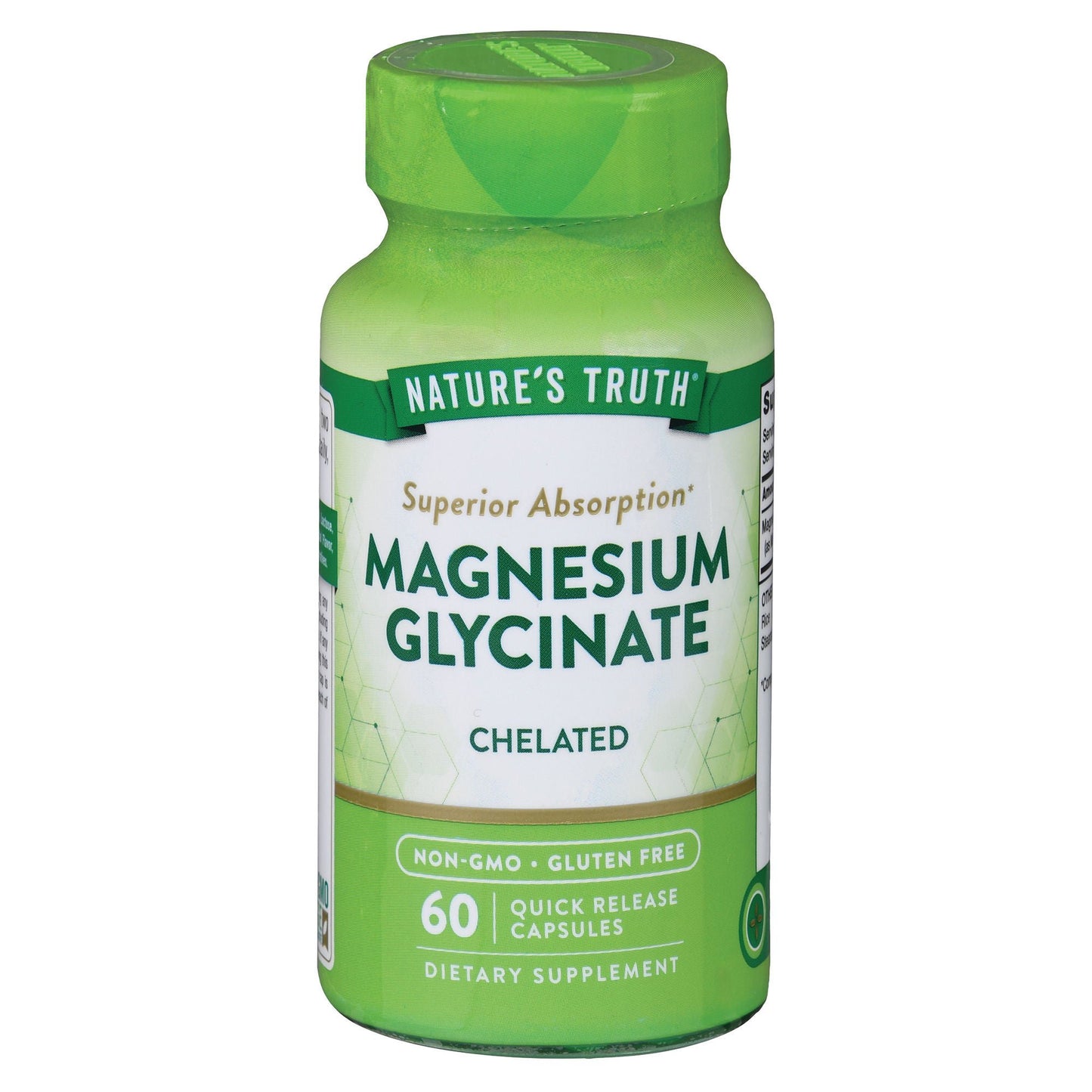 MAGNESIUM GLYCINATE, CAP 200MG(60/BT)
