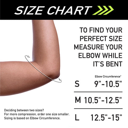 SLEEVE, ELBOW SPARK KINETIC COMPRSN W/TAPE LG (36/CS