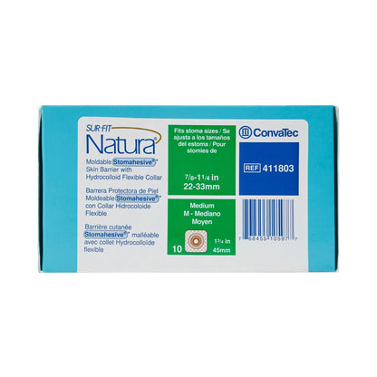 BARRIER, SKIN SUR-FIT NATURA STOMAHESIVE 45MM MED 10/B