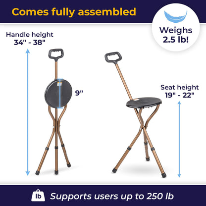 CANE, SEAT ADJ D/S