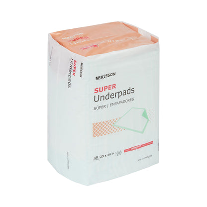 UNDERPAD, MODERATE ABSRB 23X36(10/BG 15BG/CS)