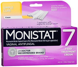 MONISTAT 7, CRM TUBE 7DAY W/7-APPLICATORS