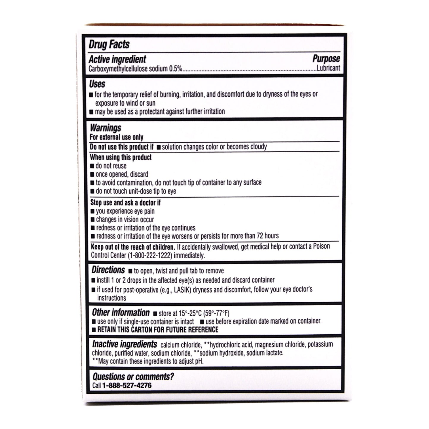 LUBRICATING, DRP 0.5% 0.4ML (30/BX)
