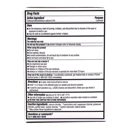 LUBRICATING, DRP 0.5% 0.4ML (30/BX)